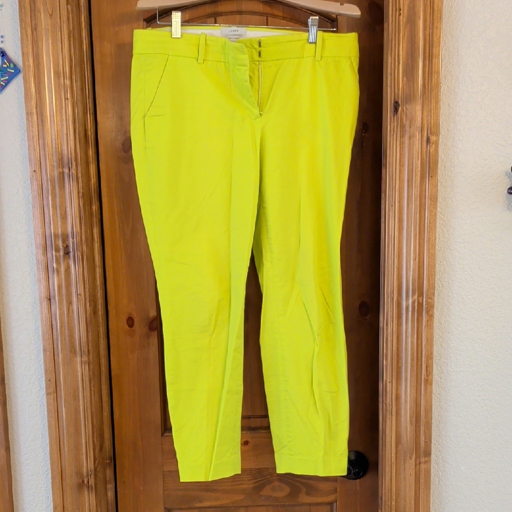 J. Crew Vibrant Yellow Capris
